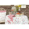 Červeno-bílá kostkovaná utěrka s motivem lesních jahod Wild Strawberries - 50*70 cm