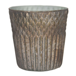 Skleněný svícen na čajovou svíčku Loring - Ø 13*13 cm