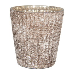 Skleněný svícen na čajovou svíčku Claire - Ø 15*13 cm
