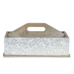 Dřevěný dekorační box - 28*13*18 cm