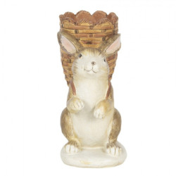 Velikonoční svícen v designu králíka s nůší - 11*7*14 cm