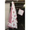 Bavlněná kuchyňská utěrka Cherry Cupcake – Ø 80 cm
