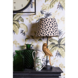 Stolní lampa s dekorací zlatého papouška – 	Ø 25*51 cm / E27