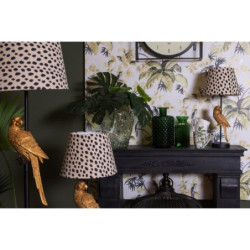 Stolní lampa s dekorací zlatého papouška – 	Ø 25*51 cm / E27