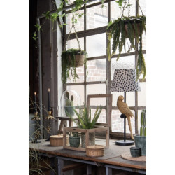Stolní lampa s dekorací zlatého papouška – 	Ø 25*51 cm / E27