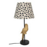 Stolní lampa s dekorací zlatého papouška – 	Ø 25*51 cm / E27