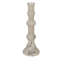 Šedý cementový svícen Florent L - Ø 13*39 cm