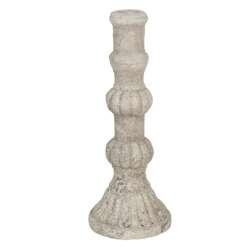 Šedý cementový svícen Florent S  - Ø 12*32 cm