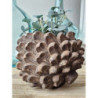 Cementový květináč v designu šišky Cone – Ø 15*12 cm