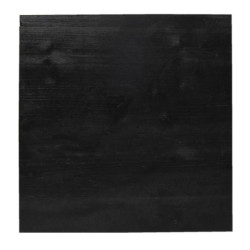 Zlatý kovový odkládací stolek Stefano s černou deskou - 40*40*55 cm