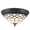 Stropní svítidlo Tiffany Roof -	Ø 38*19 cm / E14/Max. 2x40 Watt