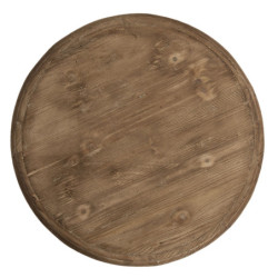 Dřevěný hnědý odkáladací stolek - 56*45 cm