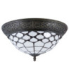 Stropní svítidlo Tiffany Roof -	Ø 38*19 cm / E14/Max. 2x40 Watt