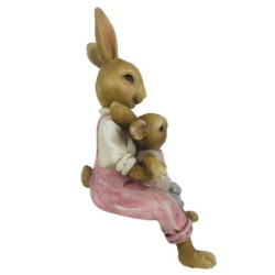 Velikonoční dekorace králíků - 6*6*15 cm