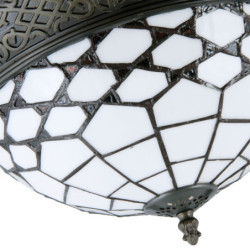 Stropní svítidlo Tiffany Roof -	Ø 38*19 cm / E14/Max. 2x40 Watt