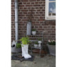 Malý květináč v designu hlavy s květinovým věncem Tete - 12*10*9 cm