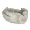 Béžový květináč v designu sepjatých rukou Jointes - 16*15*8 cm
