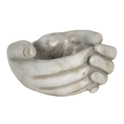 Květináč v designu sepjatých rukou Jointes - 18*16*9 cm