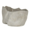 Květináč v designu nedokončené sochy hlavy - 21*19*14 cm