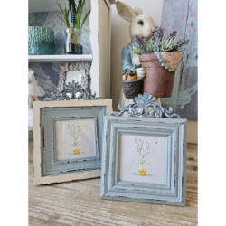 Fotorámeček s ornamenty ve vintage stylu - 16*2*21 cm / 10*10 cm