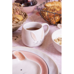 Keramický hrnek s motivem zajíčka - 13*10*8 cm / 0,2L
