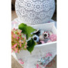 Světle hnědá úchytka Ornamento - Ø 4*4 cm
