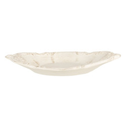 Béžová antik dekorativní mísa Anett s patinou- 23*3*14 cm