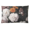 Vintage polštář s květinovým motivem a výplní - 60*40 cm