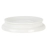 Porcelánová kulatá bílá mýdlenka Circle - Ø 12*2 cm