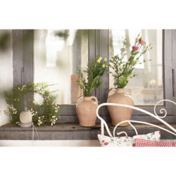 Starorůžová antická váza Antik - Ø 19*25 cm