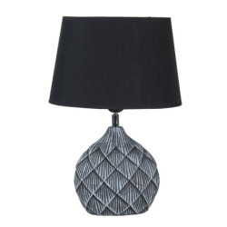 Šedivo černá stolní lampa Sofia - 26*19*38 / E27