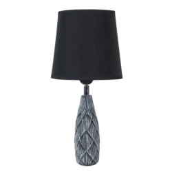 Šedivo černá stolní lampa Sofia - 26*19*38 / E27
