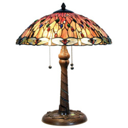 Stolní lampa Tiffany Dragon - Ø 45*56 cm