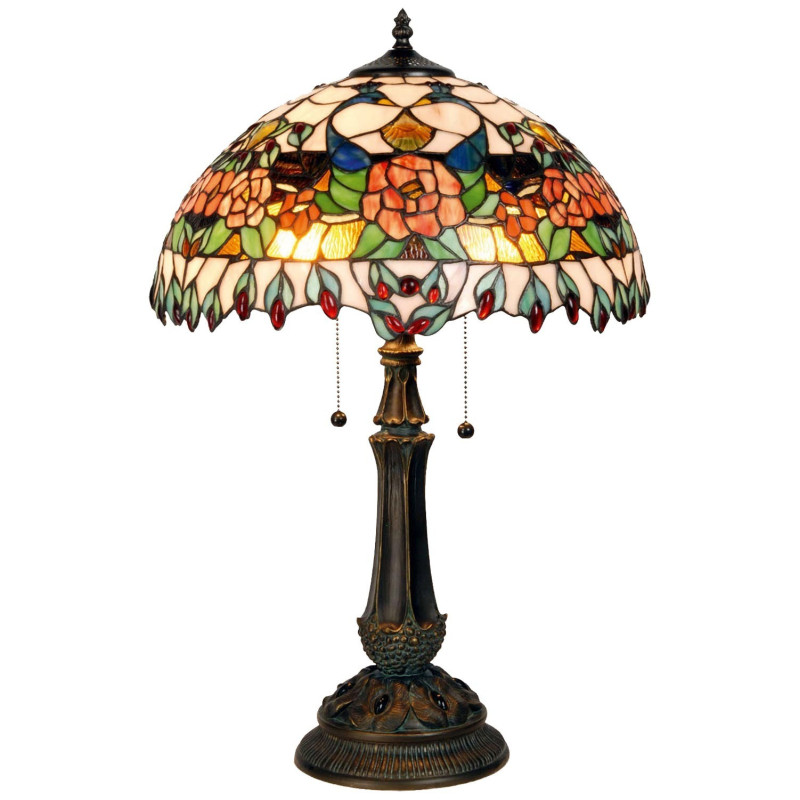Stolní lampa Tiffany Grapevine - Ø 41*67 cm
