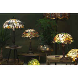 Stolní lampa Tiffany Grapevine - Ø 41*67 cm