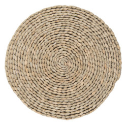 Světle hnědé kulaté prostírání - Ø 35 cm