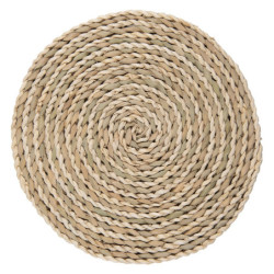 Pletené kulaté přírodní prostírání - Ø 38 cm