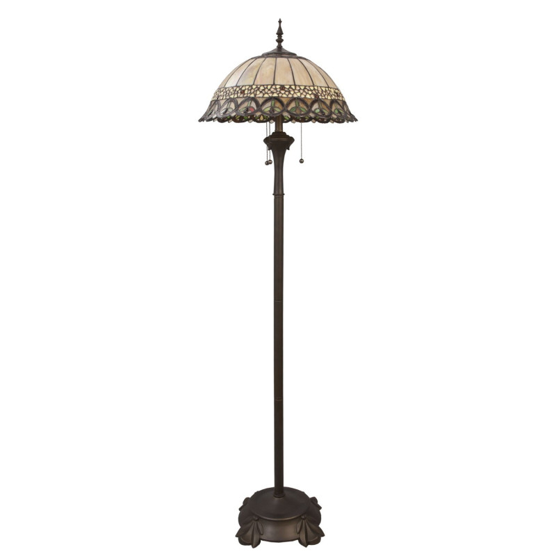 Stojací lampa Tiffany- Ø 50*165 cm 3x E27 / Max 60w
