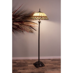 Stojací lampa Tiffany- Ø 50*165 cm 3x E27 / Max 60w