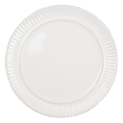 Jídelní krémový talíř Pure Line - Ø 27*2 cm