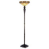 Stojací lampa Tiffany- 	Ø 41*179 cm 1x E27 / max