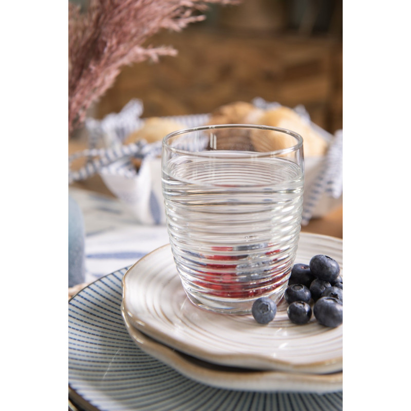 Vroubkovaná sklenička na nápoje - 300ml