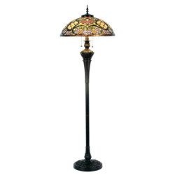 Stojací lampa Tiffany - Ø 55*150 cm 3x E27 / Max 60W