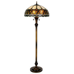Stojací lampa Tiffany - Ø 56*164 cm 3x E27 / Max 60W