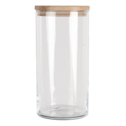 Skleněná dóza s víkem - Ø 10*20 cm / 1,25L