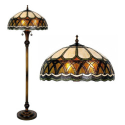 Stojací lampa Tiffany - Ø 56*164 cm 3x E27 / Max 60W