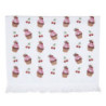 Bílý kuchyňský froté ručník s dortíčky Cherry Cupcake - 40*66 cm