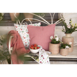 Bílý kuchyňský froté ručník s jahůdkami Wild Strawberries - 40*66 cm