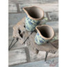 Keramický džbán s modrým potiskem L - 22*14*22 cm
