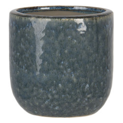 Tmavý žíhaný obal na květiny Zita L - Ø 13*13 cm